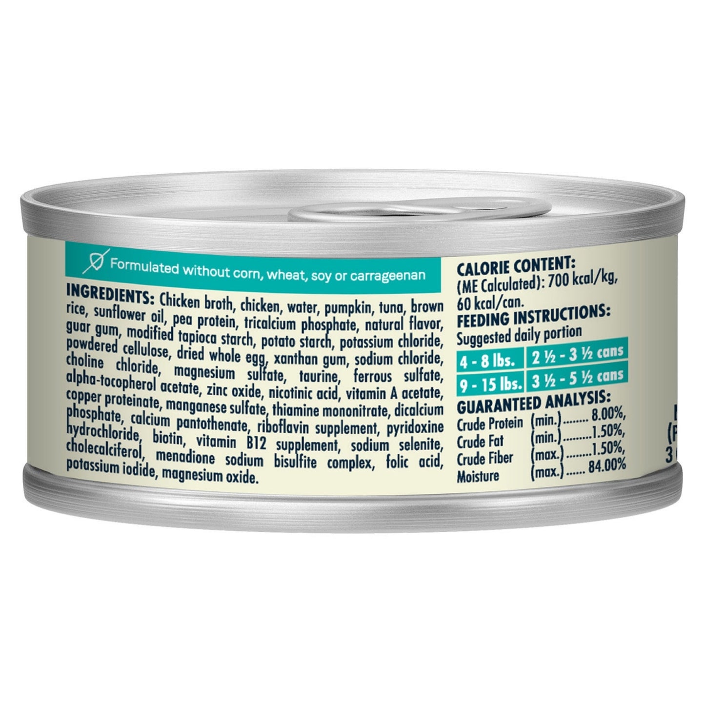 CANIDAE Balanced Bowl Canned Cat Food Chicken & Pumpkin 3oz. (Case of 24)