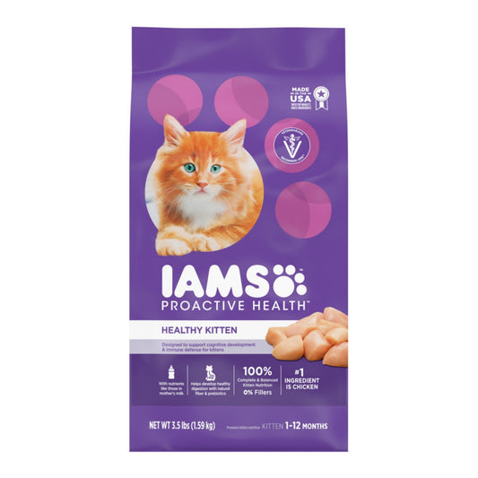 IAMS Proactive Health Kitten Dry Cat Food Chicken 3.5lb
