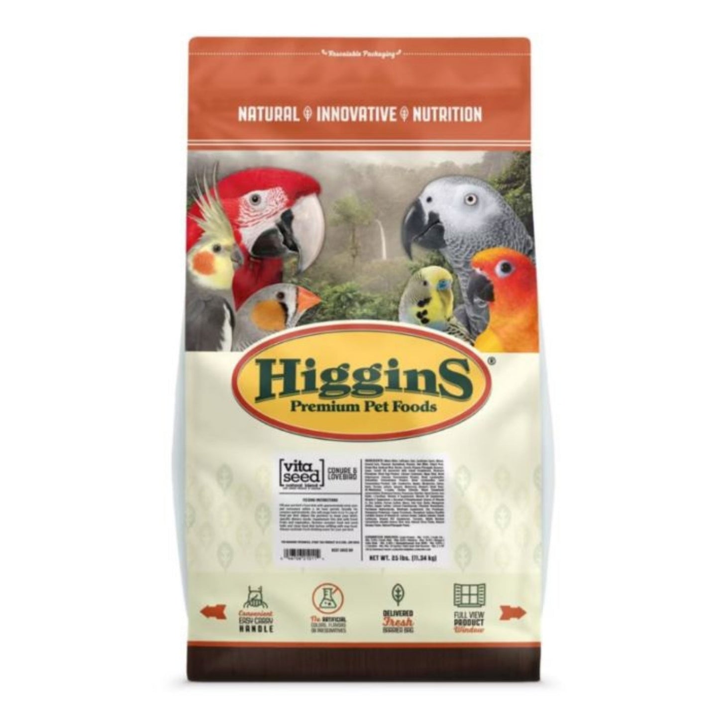 Vita Seed Natural Blend Conure & Lovebird 25 Lb