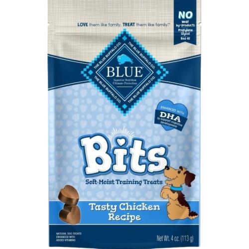 Blue Buffalo Blue Bits Soft-Moist Training Treats - Tasty Chicken Recipe - 4 oz
