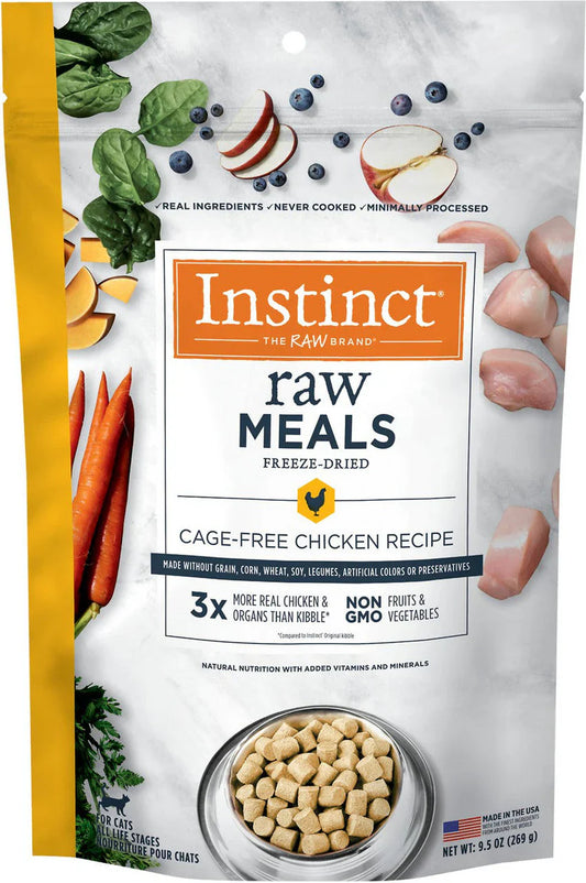 Natures Variety Cat Instinct Raw Meal Freezedried Real Chicken 9.5oz