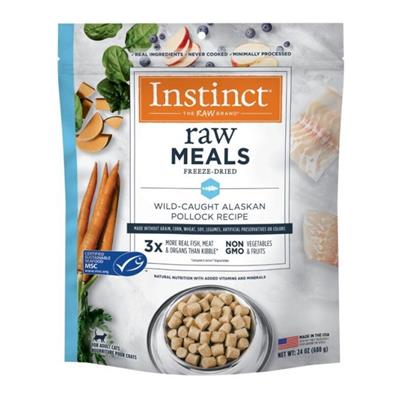 Natures Instinct Raw Meals Cat Freeze-dried 24oz. Alaskan Pollock Bites